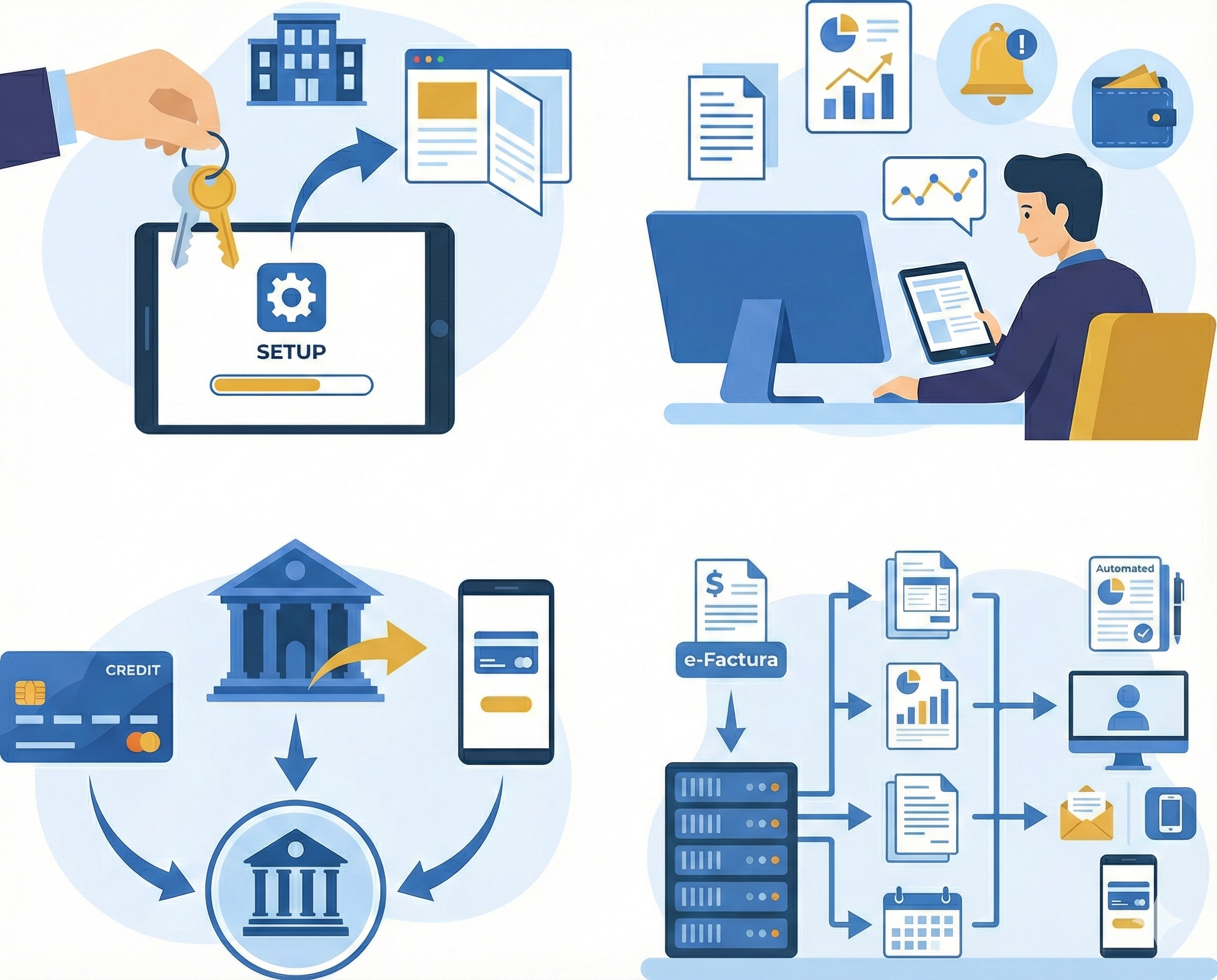 Refacturare lunara utilitati si colectare restante dezvoltatori